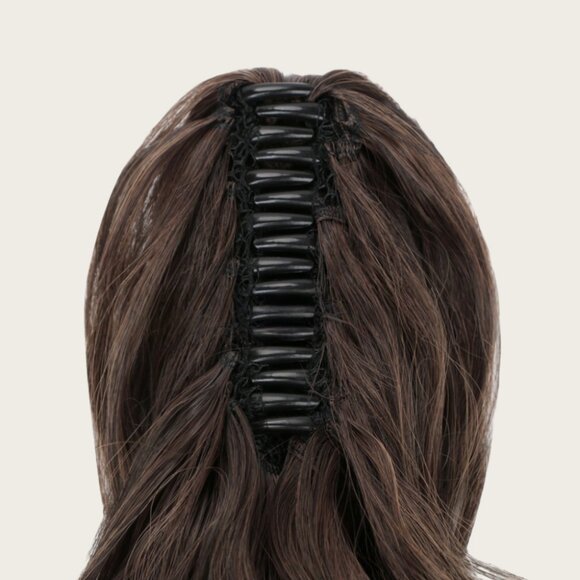 Hair Hairpiece Claw Clip Wavy Ponytail Extensions - Picture 3 of 6